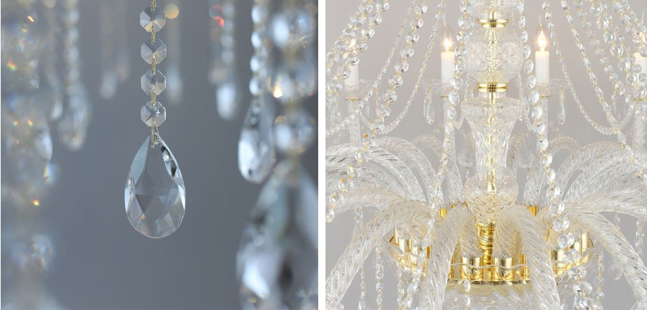 Хрустальная Люстра Crystal Feathers Золотая Хрустальная Люстра Crystal Feathers Золотая - Loft-Concept в Орле