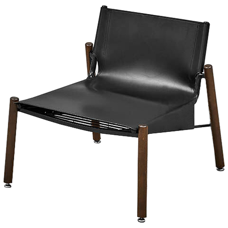 Кресло Adriano Chair Черный Коричневый Кресло Adriano Chair Черный Коричневый в Орле | Loft Concept