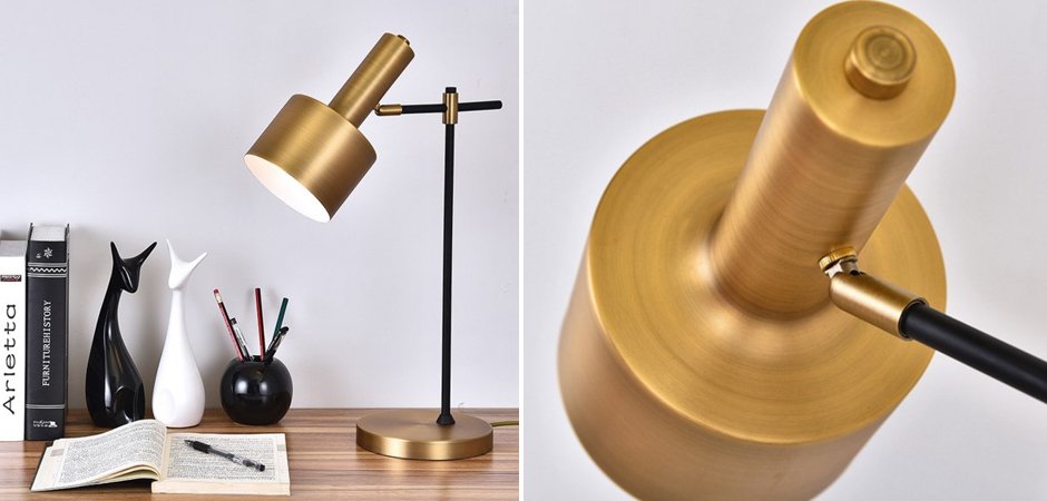 Настольная лампа Margarita Brass Table Lamp Настольная лампа Margarita Brass Table Lamp - Loft-Concept в Орле