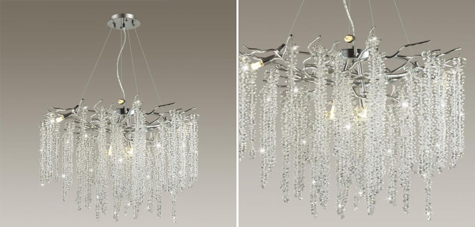 Люстра Fairy Tree Silver на 8 ламп Люстра Fairy Tree Silver на 8 ламп - Loft-Concept в Орле