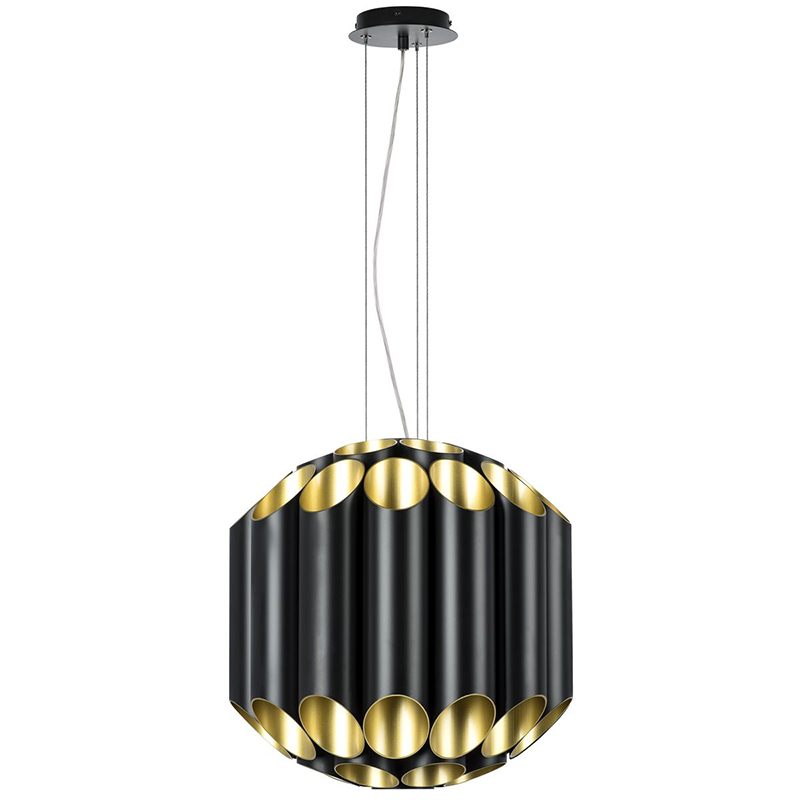Люстра Garbi Black Pipe Organ Chandelier 44 Черный Золотой Люстра Garbi Black Pipe Organ Chandelier 44 Черный Золотой в Орле | Loft Concept