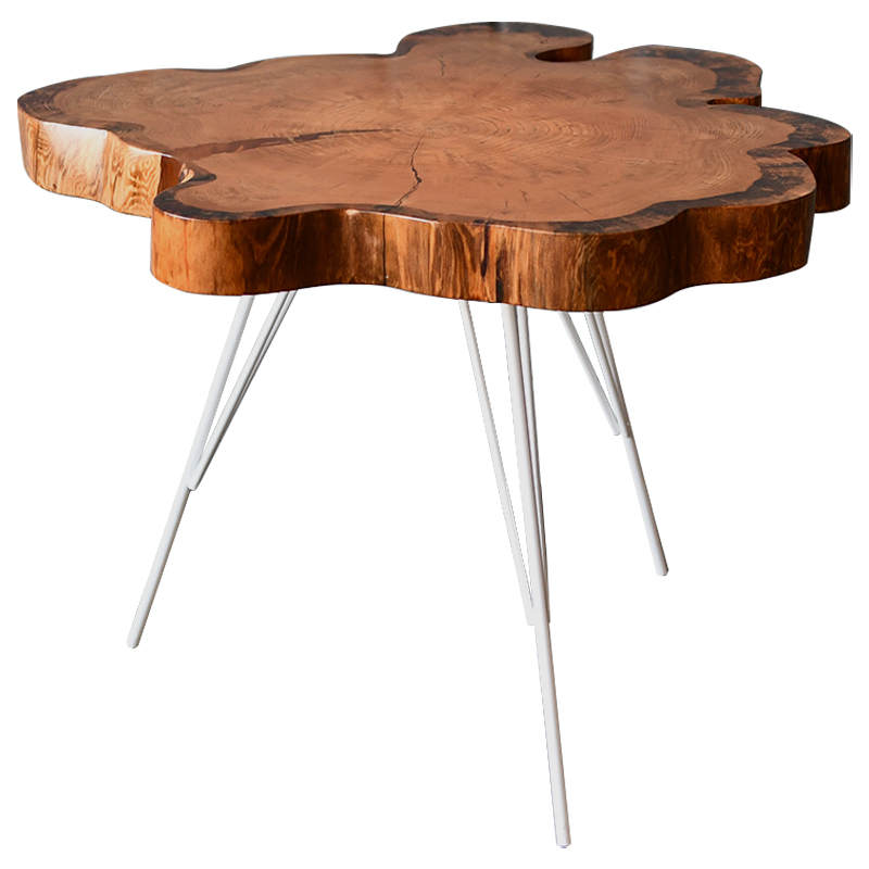 Кофейный стол Korben Industrial Metal Rust Coffee Table Древесина Белый Кофейный стол Korben Industrial Metal Rust Coffee Table Древесина Белый в Орле | Loft Concept