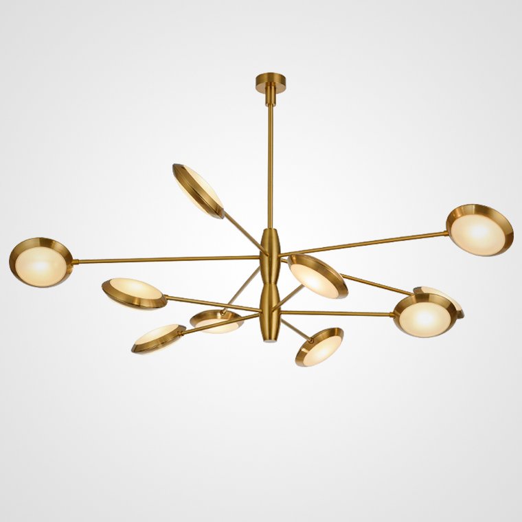 Люстра HOOP LED Золотой в Орле | Loft Concept 