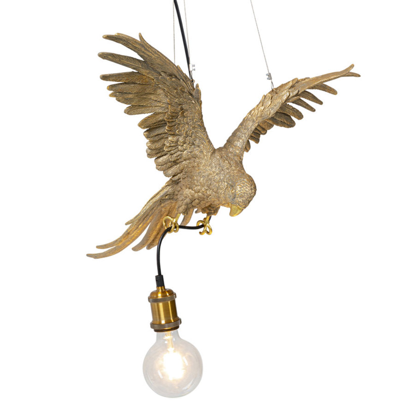 Подвесной Светильник Золотой Попугай Golden Parrot Золотой в Орле | Loft Concept 