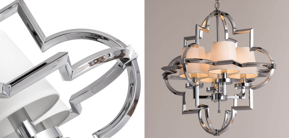 Люстра Lantern Rhombus Chromium Люстра Lantern Rhombus Chromium - Loft-Concept в Орле