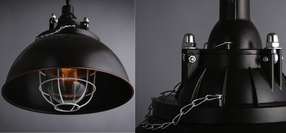 Светильник Loft Industrial Metal Cage Вreamboat Светильник Loft Industrial Metal Cage Вreamboat - Loft-Concept в Орле