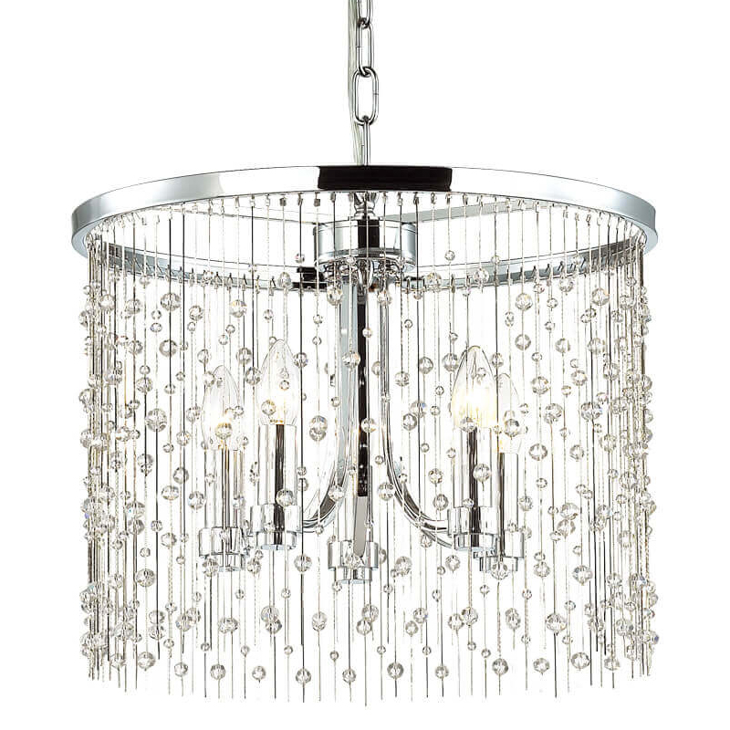 Люстра Hailstorm Rain Chandelier chrome Прозрачный (Transparent) Хром Люстра Hailstorm Rain Chandelier chrome Прозрачный (Transparent) Хром в Орле | Loft Concept