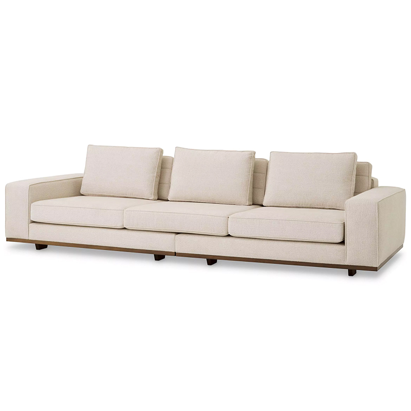 Диван Eichholtz Sofa Aurora L Бежевый Коричневый Диван Eichholtz Sofa Aurora L Бежевый Коричневый в Орле | Loft Concept