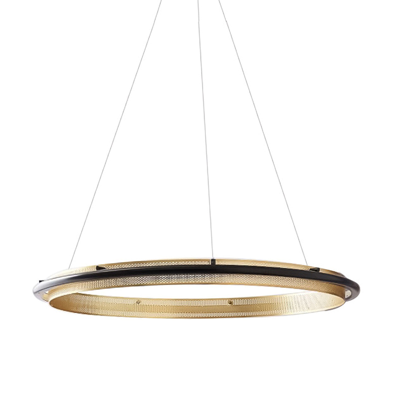 Люстра Gold ring horizontal pendant Золотой Люстра Gold ring horizontal pendant Золотой в Орле | Loft Concept