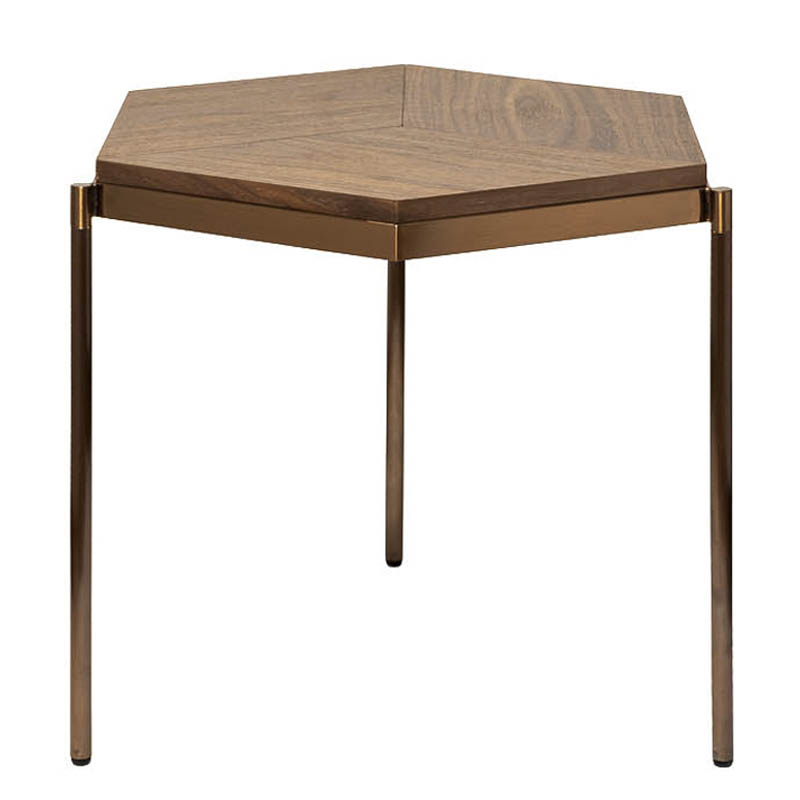 Приставной стол Hexagonal Side Table Бежевый Приставной стол Hexagonal Side Table Бежевый в Орле | Loft Concept
