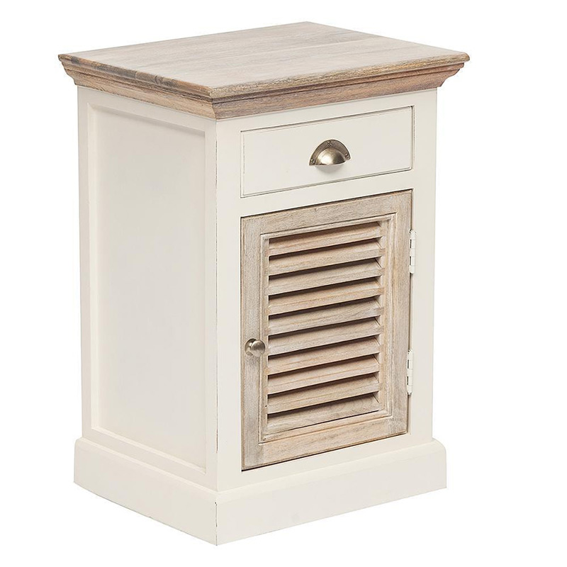 Тумба Edmon Nightstand Белый Древесина Тумба Edmon Nightstand Белый Древесина в Орле | Loft Concept