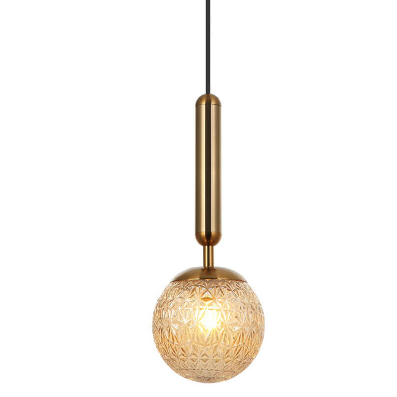 Подвесной светильник Perforated Glass Bubbles brown Бронза Коричневый Подвесной светильник Perforated Glass Bubbles brown Бронза Коричневый в Орле | Loft Concept