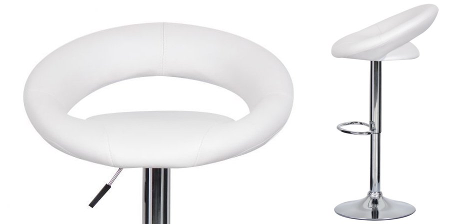 Барный стул Ring Dark White Барный стул Ring Dark White - Loft-Concept в Орле