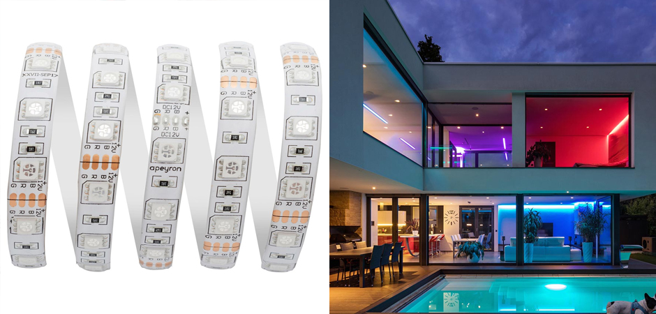 Светодиодная влагозащищенная лента 5М 14,4W/m 60LED/m 5050SMD разноцветная Светодиодная влагозащищенная лента 5М 14,4W/m 60LED/m 5050SMD разноцветная - Loft-Concept в Орле