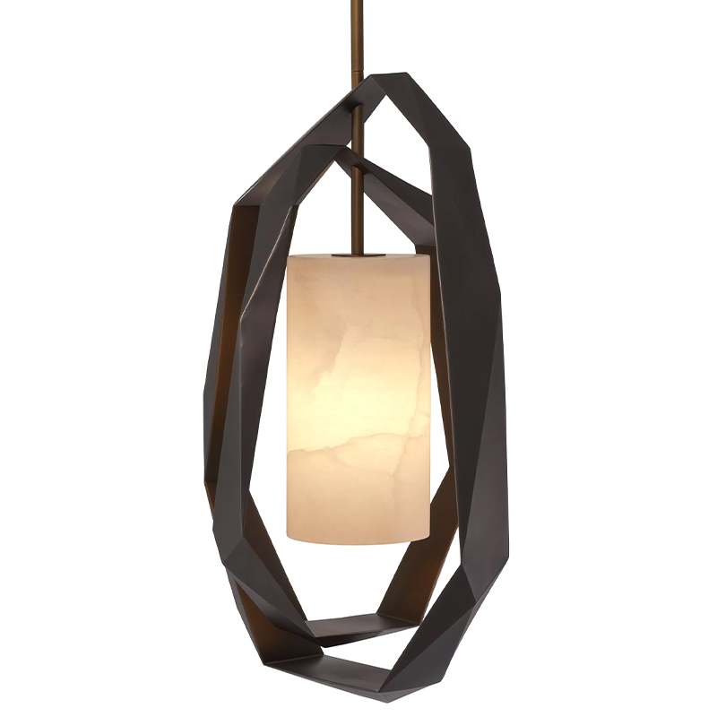 Подвесной светильник Eichholtz Chandelier Santos Double Бежевый Винтажная латунь Подвесной светильник Eichholtz Chandelier Santos Double Бежевый Винтажная латунь в Орле | Loft Concept