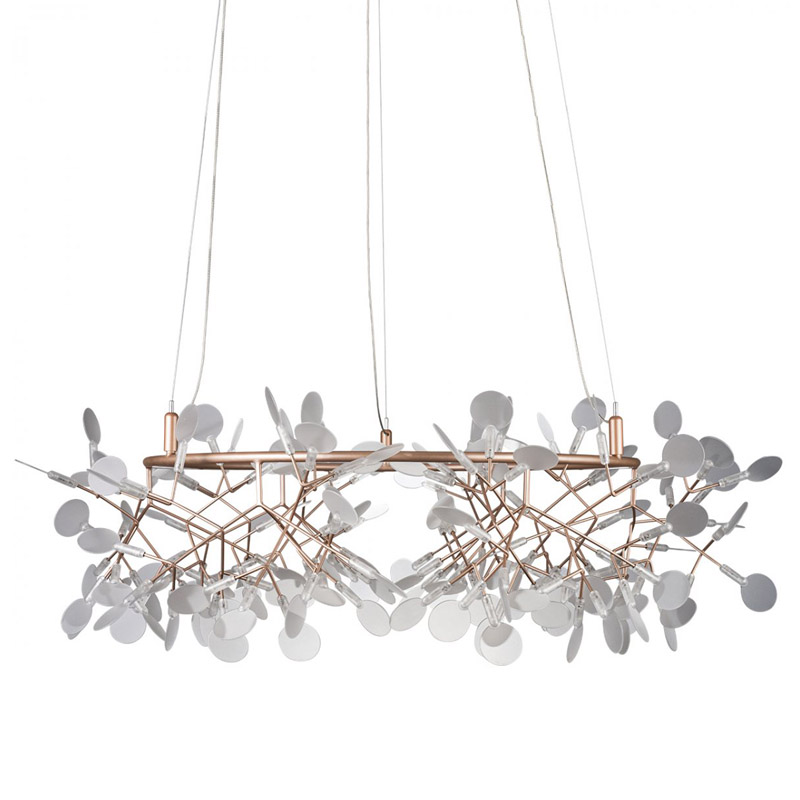 Люстра Heracleum rose gold 100 Розовое золото Белый Люстра Heracleum rose gold 100 Розовое золото Белый в Орле | Loft Concept
