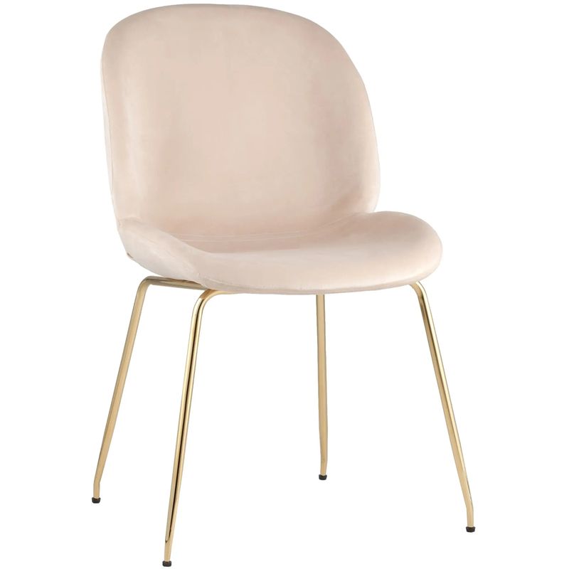 Стул Молочный Велюр Vendramin Chair Молочный Золотой Стул Молочный Велюр Vendramin Chair Молочный Золотой в Орле | Loft Concept