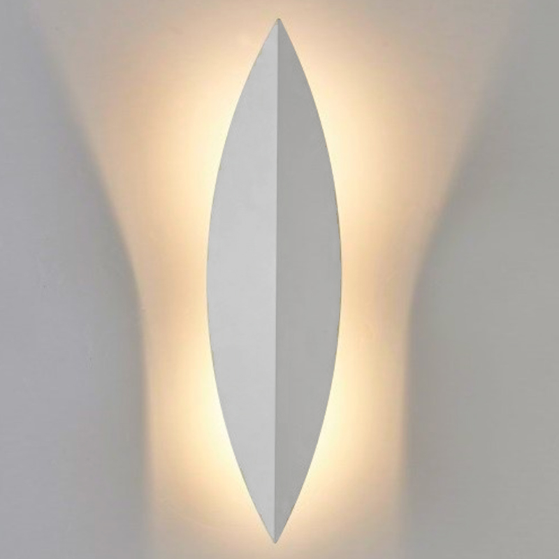 Art Deco Leaf Wall Lamp White Белый Art Deco Leaf Wall Lamp White Белый в Орле | Loft Concept