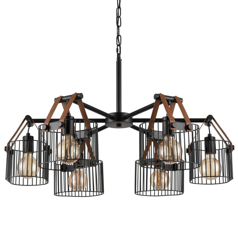 Люстра Cage Wire Color D76 Черный Люстра Cage Wire Color D76 Черный в Орле | Loft Concept