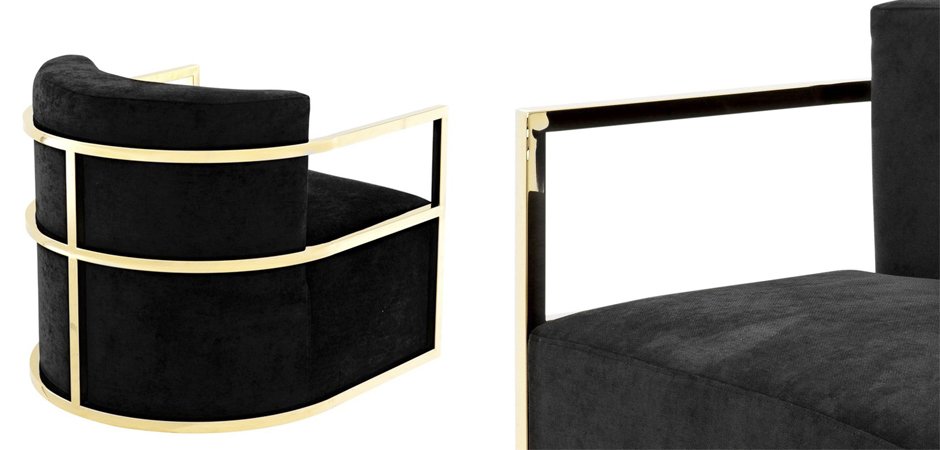 Кресло Eichholtz Chair Emilio Gold Кресло Eichholtz Chair Emilio Gold - Loft-Concept в Орле