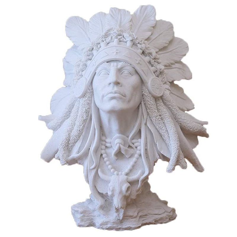 Native american indian figurine A Белый Native american indian figurine A Белый в Орле | Loft Concept