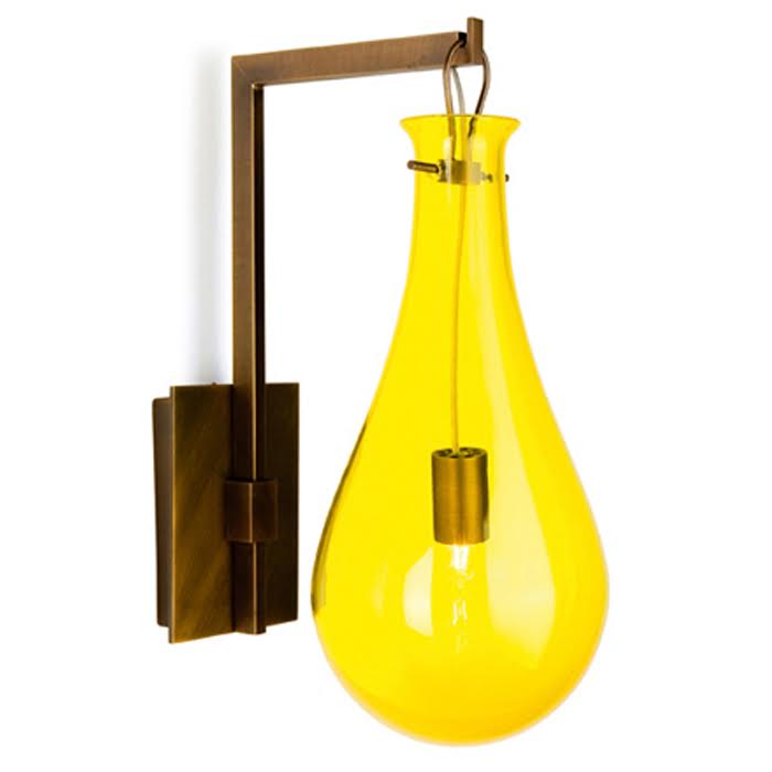 Бра Patrick Naggar Bubble Sconce yellow Желтый Черный в Орле | Loft Concept 