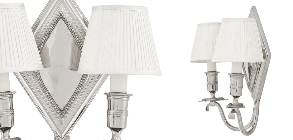 Бра Eichholtz Wall Lamp Diamond Double Бра Eichholtz Wall Lamp Diamond Double - Loft-Concept в Орле