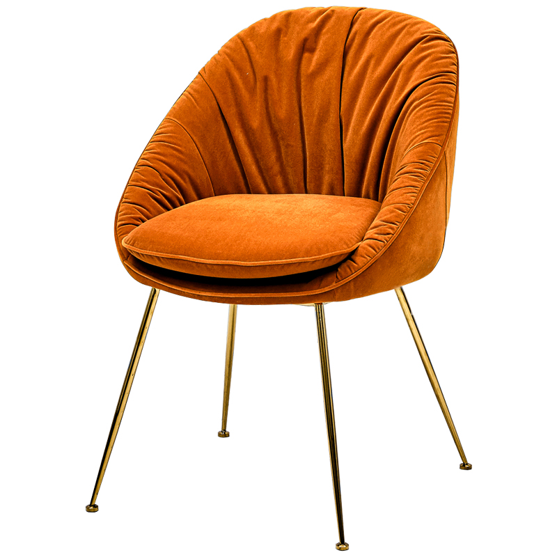 Стул Perrers Stool Orange Оранжевый Глянцевое золото Стул Perrers Stool Orange Оранжевый Глянцевое золото в Орле | Loft Concept