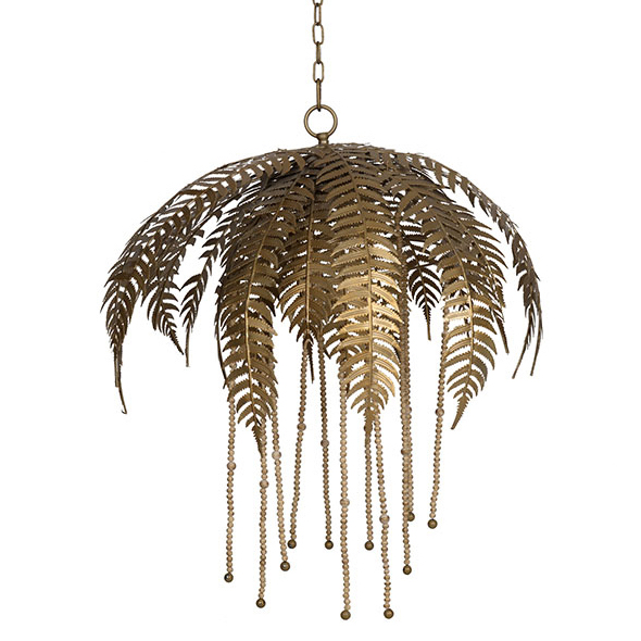 Люстра Thin Palm Chandelier Золотой Люстра Thin Palm Chandelier Золотой в Орле | Loft Concept