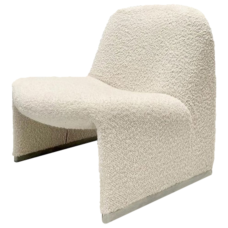 Кресло Kaydan White Boucle Armchair Кресло Kaydan White Boucle Armchair в Орле | Loft Concept