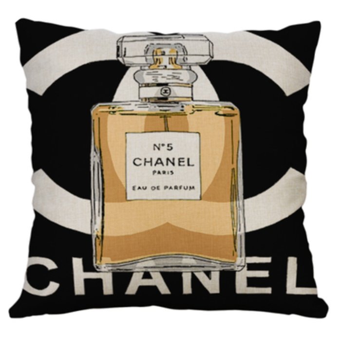 Декоративная подушка CHANEL III Черный Желтый Декоративная подушка CHANEL III Черный Желтый в Орле | Loft Concept