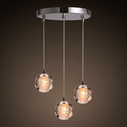 Люстра Bocci 14.3 Three Pendant Led Crystal Glass Ball 3 Прозрачный (Transparent) Люстра Bocci 14.3 Three Pendant Led Crystal Glass Ball 3 Прозрачный (Transparent) в Орле | Loft Concept
