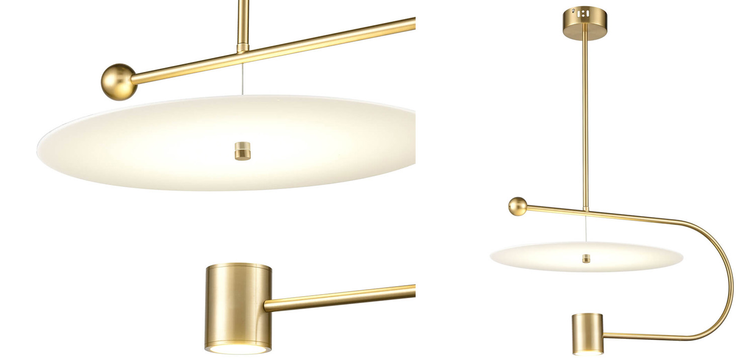 Подвесной светильник Gaspar Half Oval - фото