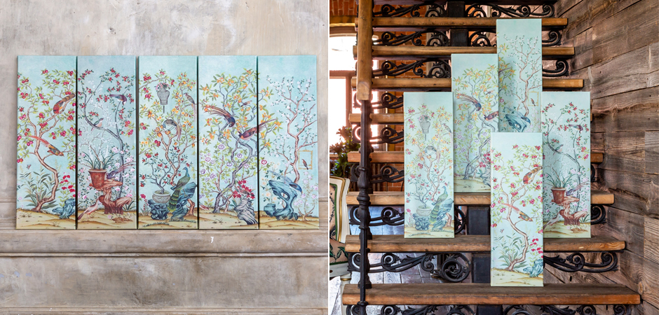 Постер Blue Chinoiserie 1 Постер Blue Chinoiserie 1 - Loft-Concept в Орле