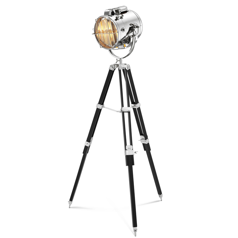 Торшер Eichholtz Floor Lamp Atlantic nickel Черный Никель Прозрачный Торшер Eichholtz Floor Lamp Atlantic nickel Черный Никель Прозрачный в Орле | Loft Concept