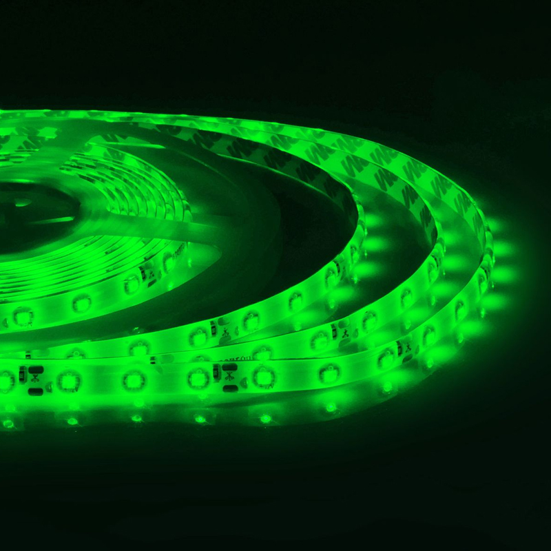 Светодиодная влагозащищенная лента 4,8W/m 60LED/m 3528SMD зеленый Белый Светодиодная влагозащищенная лента 4,8W/m 60LED/m 3528SMD зеленый Белый в Орле | Loft Concept