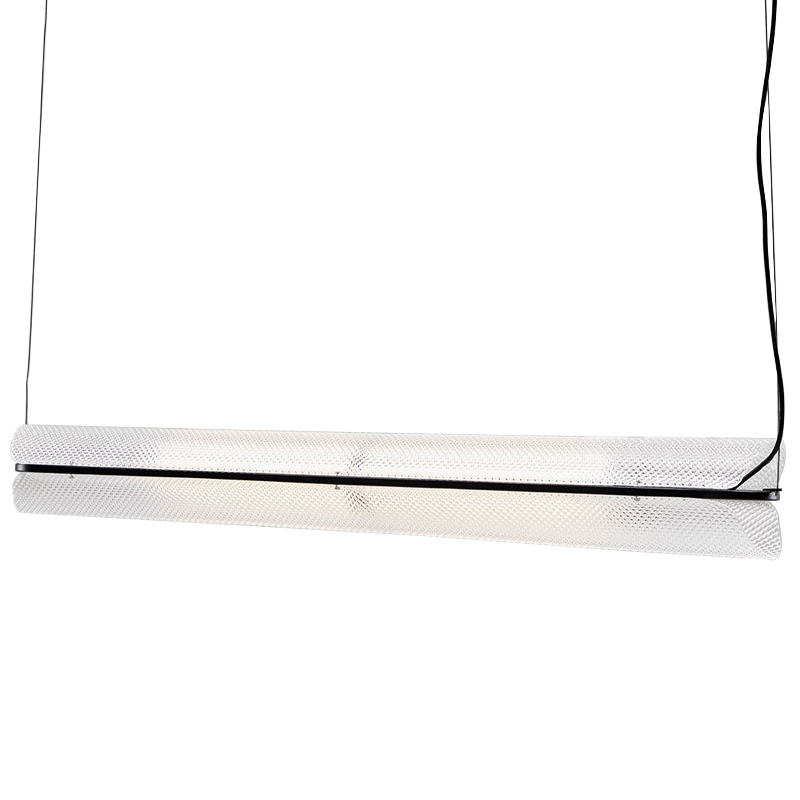 Дизайнерский линейный подвесной светильник VALE SERIES LINEAR HANGING LAMP Прозрачный Черный Дизайнерский линейный подвесной светильник VALE SERIES LINEAR HANGING LAMP Прозрачный Черный в Орле | Loft Concept