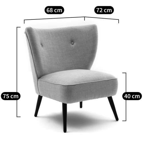 Кресло с декором бахрома Linen Fringe Chair Beige Кресло с декором бахрома Linen Fringe Chair Beige в Орле