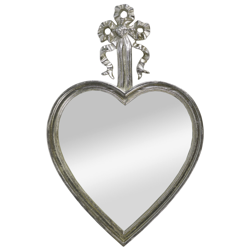 Зеркало Mirror Heart Серебристое Серебряный Зеркало Mirror Heart Серебристое Серебряный в Орле | Loft Concept