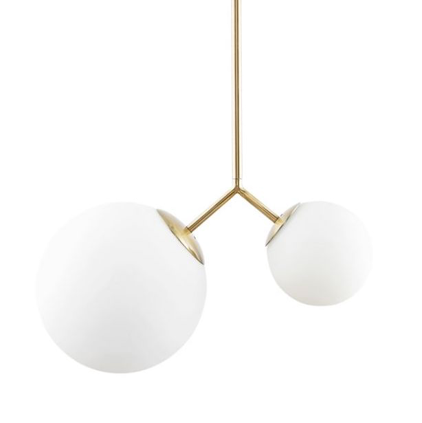 Подвесной светильник VIOLA WALL Lamp Латунь Белый Подвесной светильник VIOLA WALL Lamp Латунь Белый в Орле | Loft Concept