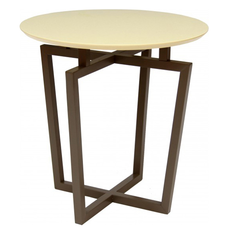 Приставной стол Orrell Side Table Бежевый Коричневый Приставной стол Orrell Side Table Бежевый Коричневый в Орле | Loft Concept