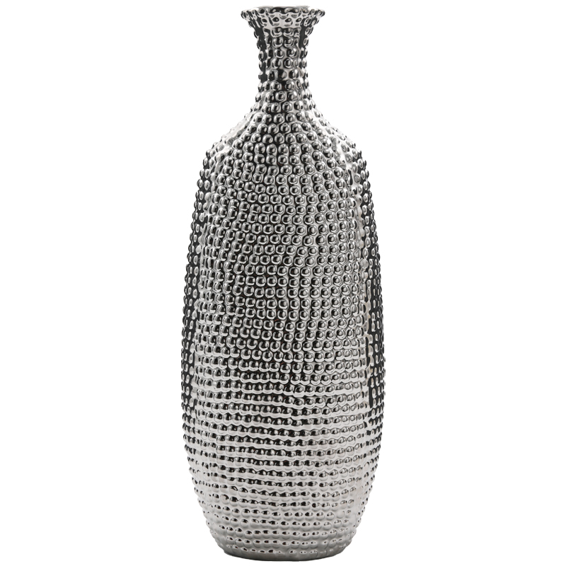 Декоративная ваза Silver Pearle Серебряный Декоративная ваза Silver Pearle Серебряный в Орле | Loft Concept