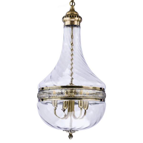 Люстра Capitol Hill Glass Pendant 40 Nickel Хром Люстра Capitol Hill Glass Pendant 40 Nickel Хром в Орле | Loft Concept