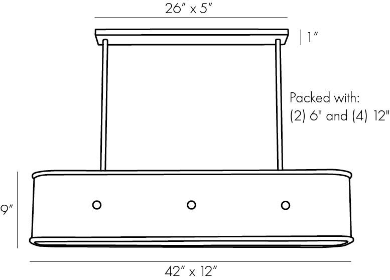 Люстра Arteriors GLENDALE LINEAR CHANDELIER Люстра Arteriors GLENDALE LINEAR CHANDELIER в Орле