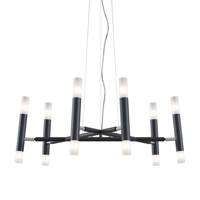 Люстра Arnaut Chandelier 12 Черный Люстра Arnaut Chandelier 12 Черный в Орле | Loft Concept