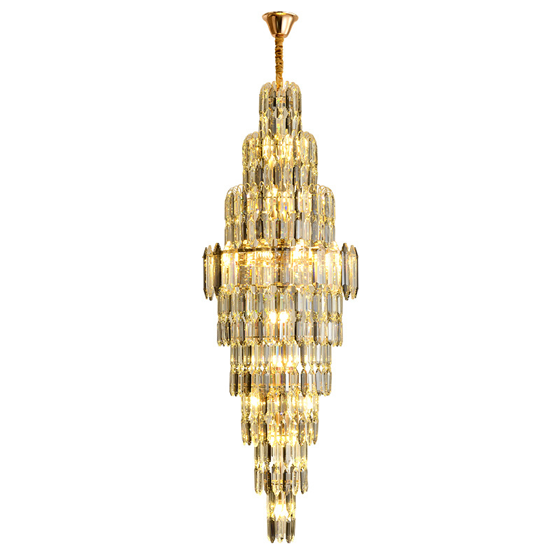 Большая многоярусная люстра Odeon Cascade Chandelier Золотой Прозрачное Стекло Большая многоярусная люстра Odeon Cascade Chandelier Золотой Прозрачное Стекло в Орле | Loft Concept