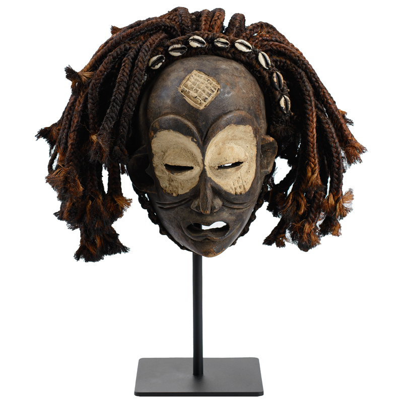 Маска African Mask Shaman Коричневый Черный в Орле | Loft Concept 