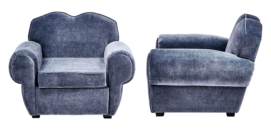 Кресло Braganza Chair Dusty Blueberry Кресло Braganza Chair Dusty Blueberry - Loft-Concept в Орле