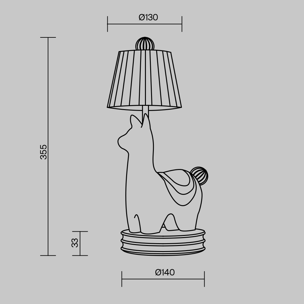 Настольный светильник Senor Alpaca 3000К 7Вт в Орле