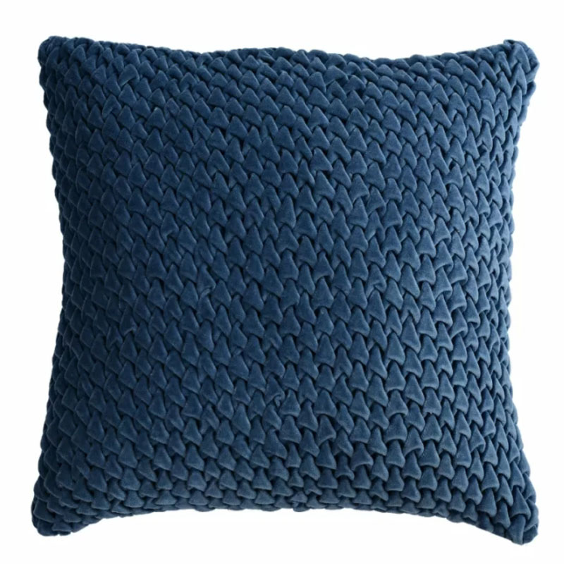 Подушка Purnama Quilting blue Синий Подушка Purnama Quilting blue Синий в Орле | Loft Concept